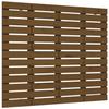 VidaXL Wall-mounted Headboard Honey Brown 146x3x91.5 Cm Solid Pine Wood 824686