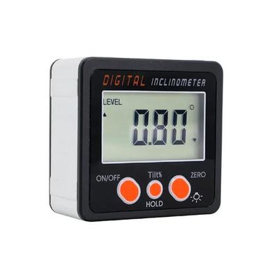 Digitální úhloměr Inclinometr Krabička na vodováhu Vodováha Měřicí nástroj Elektronický úhloměr Hledač úhlů Úhloměr Magnetická základna