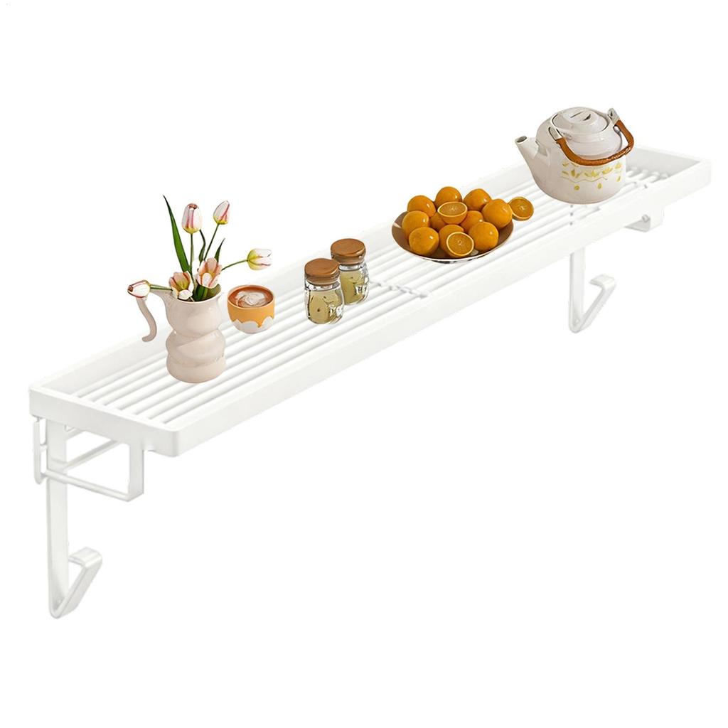 Radiator Cover Shelf Iron Storage Rack No Drilling Heat-resistant Radiator Top Cover For Hotel Dorm Bedroom Bathroom Kitchen