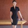 Chic Women's Short Sleeve Blazer Suit Set