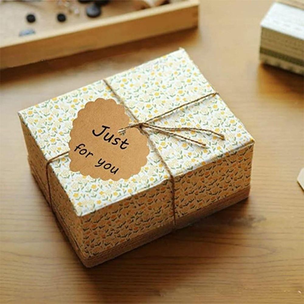 100pcs DIY Valentine's Day Tags Heart Shape Blank Hanging Decoration Gift Labels Red Pink Paper Heart Shaped Cards