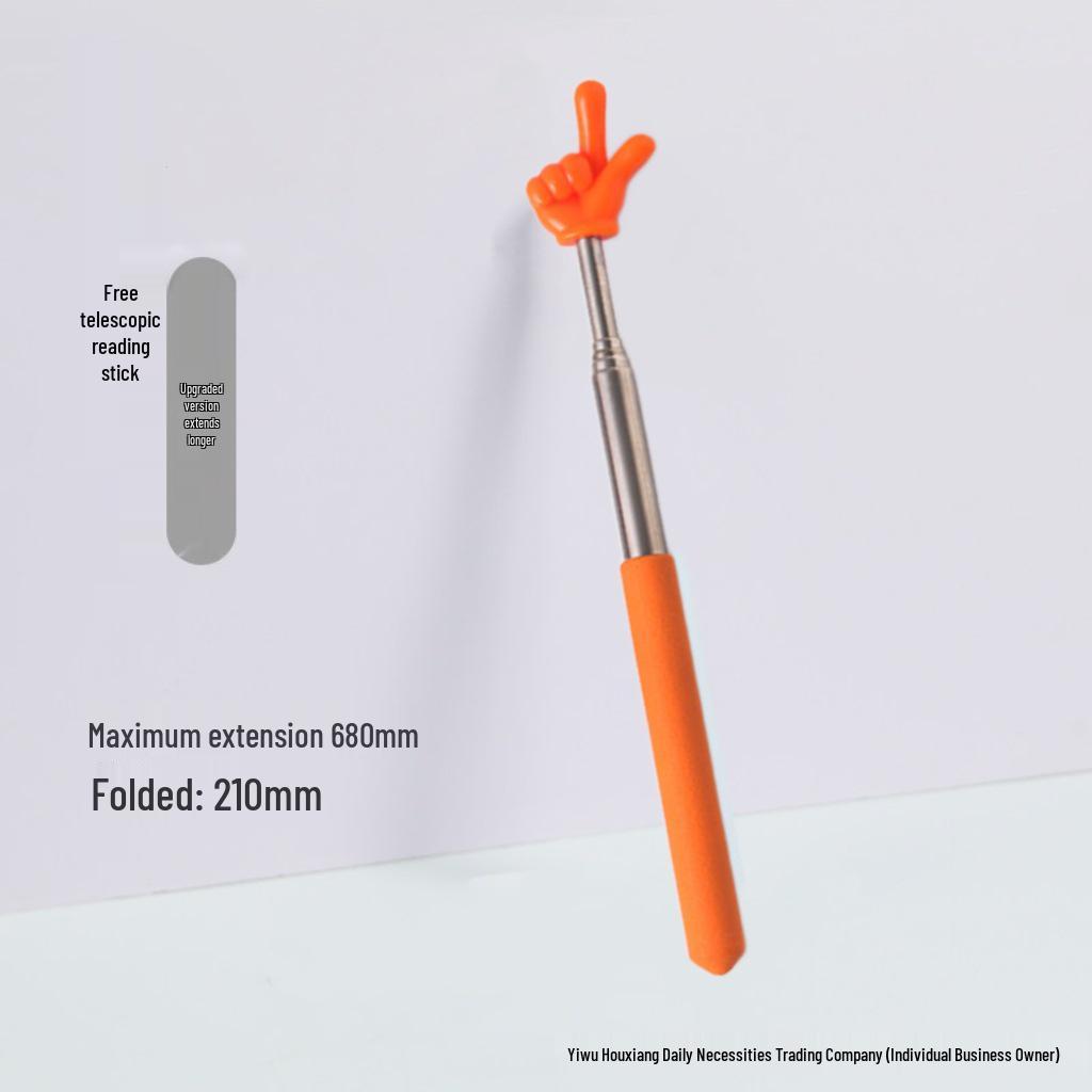Telescopic Stainless Steel Pointer for Teaching and Reading