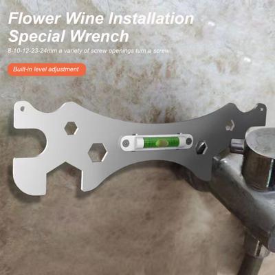 Chiave di riparazione per bagno Chiave per rubinetto di riparazione per doccia multiuso per viti esagonali da 8 mm/10 mm/12 mm/14 mm/17 mm/23 mm/24 mm