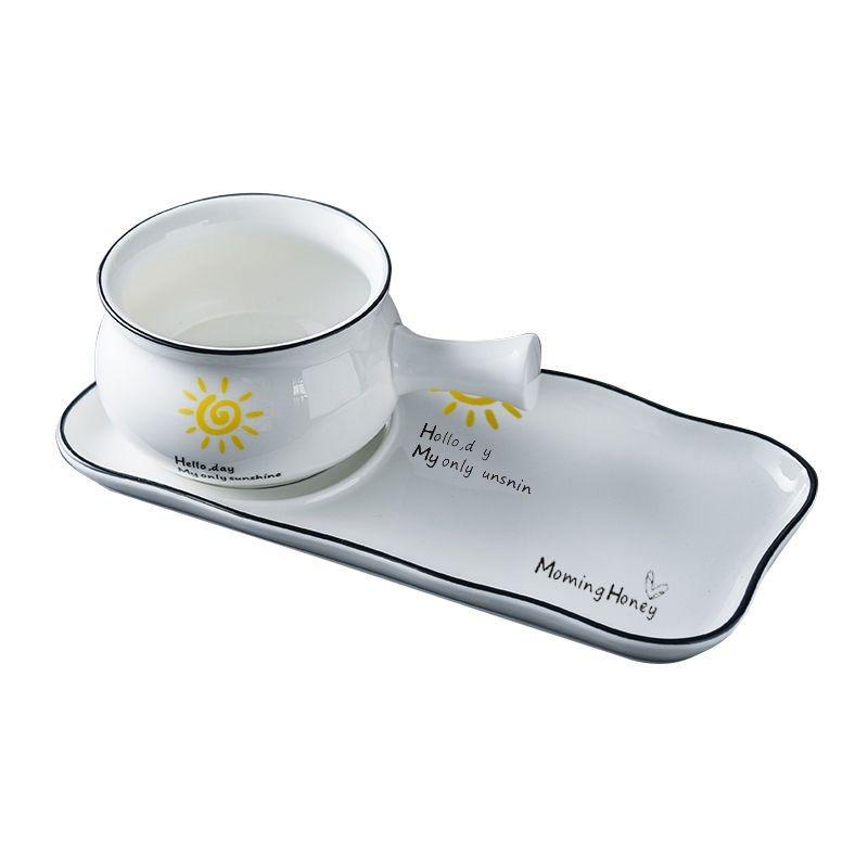 Keramisk middagsservise – Tallerkener og salatskåler til frokost og middag