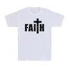 Faith Cross Christian Shirt Faith Distressed Religious Vintage Unisexs Tshirt Tee