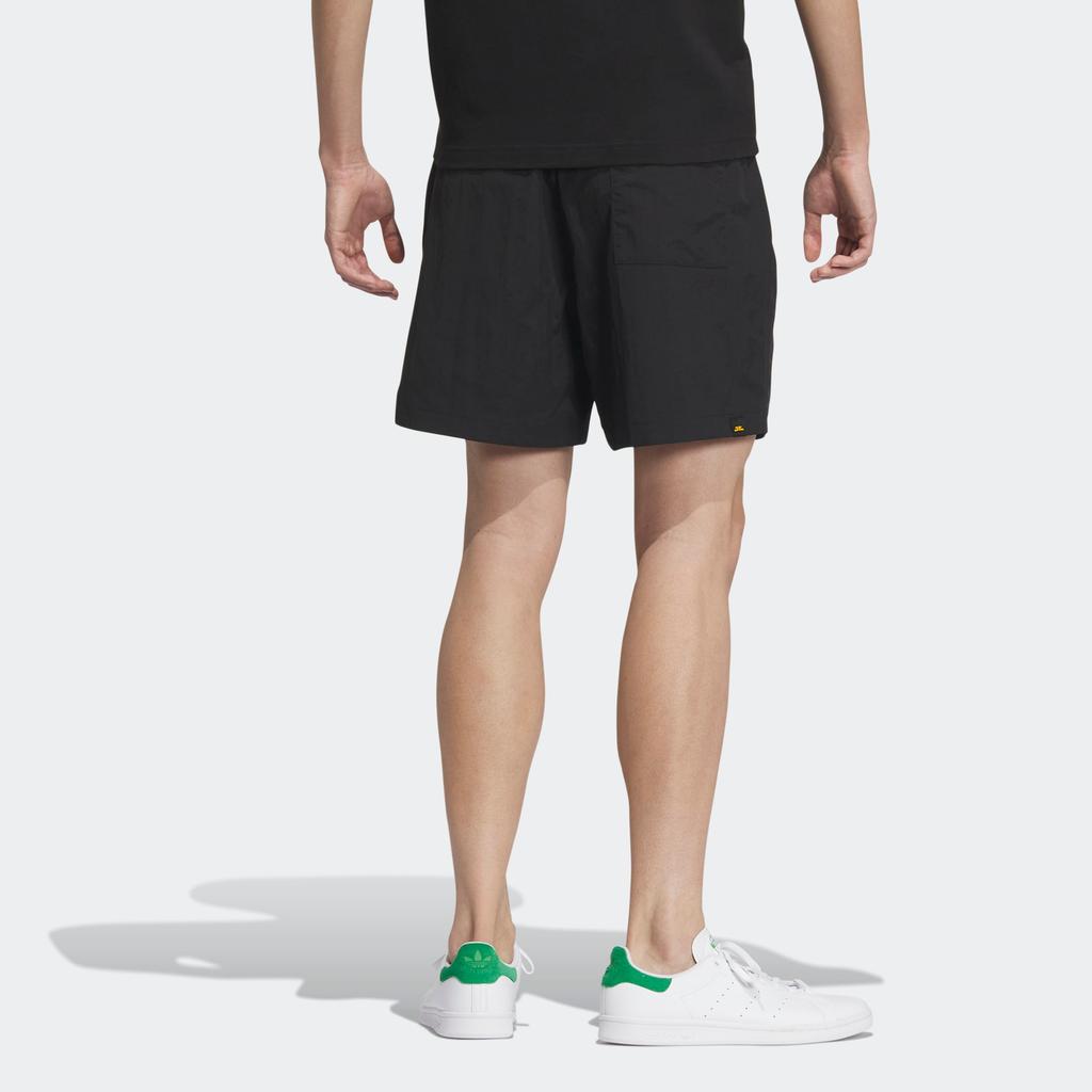 Adidas Originals Monkey Kingdom Collaboration Woven Shorts With Logo Drawstring Men Shorts Black IP1796
