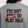 Nike Sweatshirts Men's Dark Gray Crew Neck Moderate Regular IR0104-084