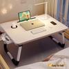 Foldable Bedside Table: Compact Desk for Dorms and Bedrooms