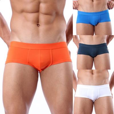 Men's New Summer  Color Fashion Flat-Corner Beach Sports Swimming Trousers