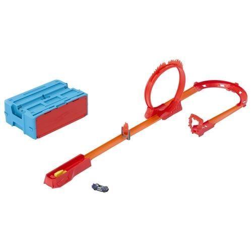 Ensemble Véhicule Et Piste - HOT WHEELS - HW TB FLAME STUNT PK - Multicolore - 16 Éléments - 4 Ans Et Plus