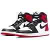 Air Jordan 1 Retro High Satin Black Toe Sneakers da donna Rosso Bianco-Varsity-Rosso CD0461-016