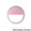 Battery Selfie Light Ring Light LED Photographic Lighting Photo Lamp Video Light Photography Ringlight Photo For iPhone Xiaomi