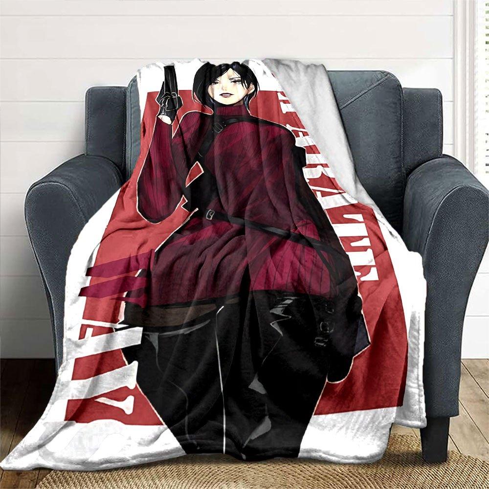 1pc Resident Evil 5 Blanket Soft Warm Throw for Home, Office, Travel All Season Cozy Bedding Gift, Office Cozy Accessory