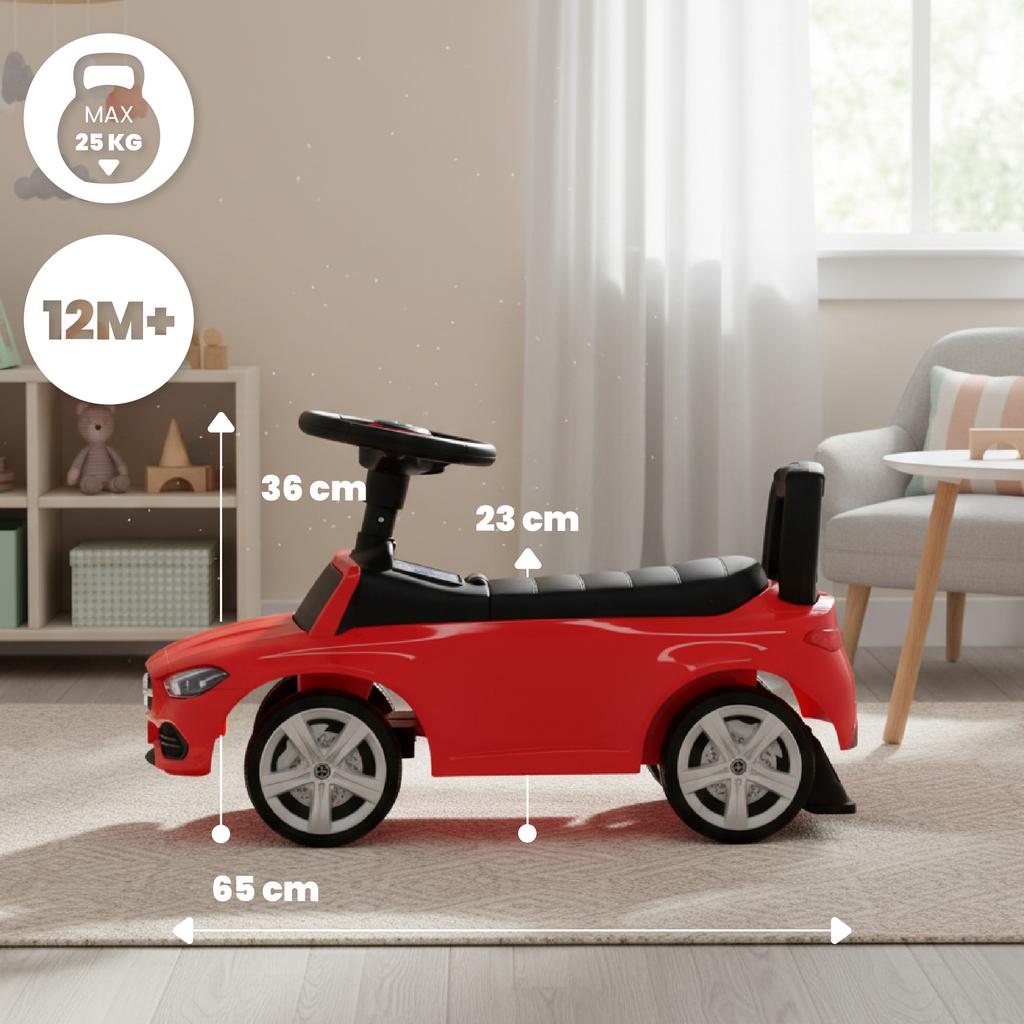 Ride-on Pusher Walker Mercedes C-Class Red Sun Baby