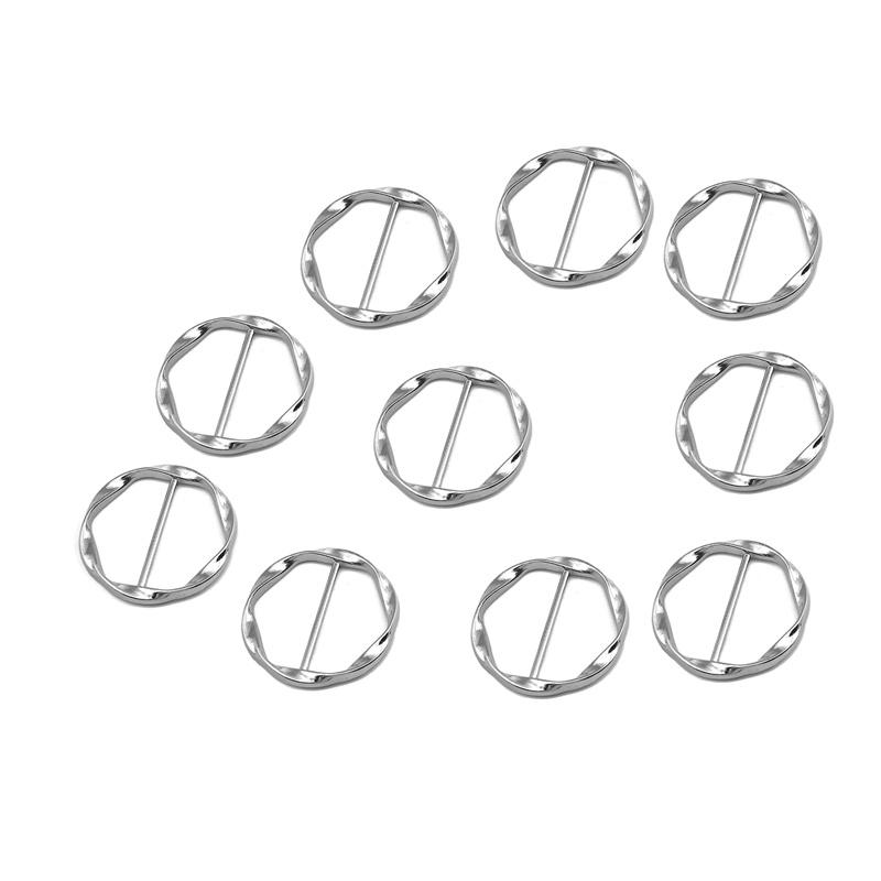 Knotenschnallen Hemd Eckknopf Kleidung Taillenknöpfe Kleidung Tighting Seidenschal Knoten Zubehör Fest