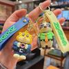 New Anime Zootopia Creative Cartoon Keychain Cute Judy Nick PVC Doll Car Pendant Keychain Men and Women Bag Small Pendant Gift