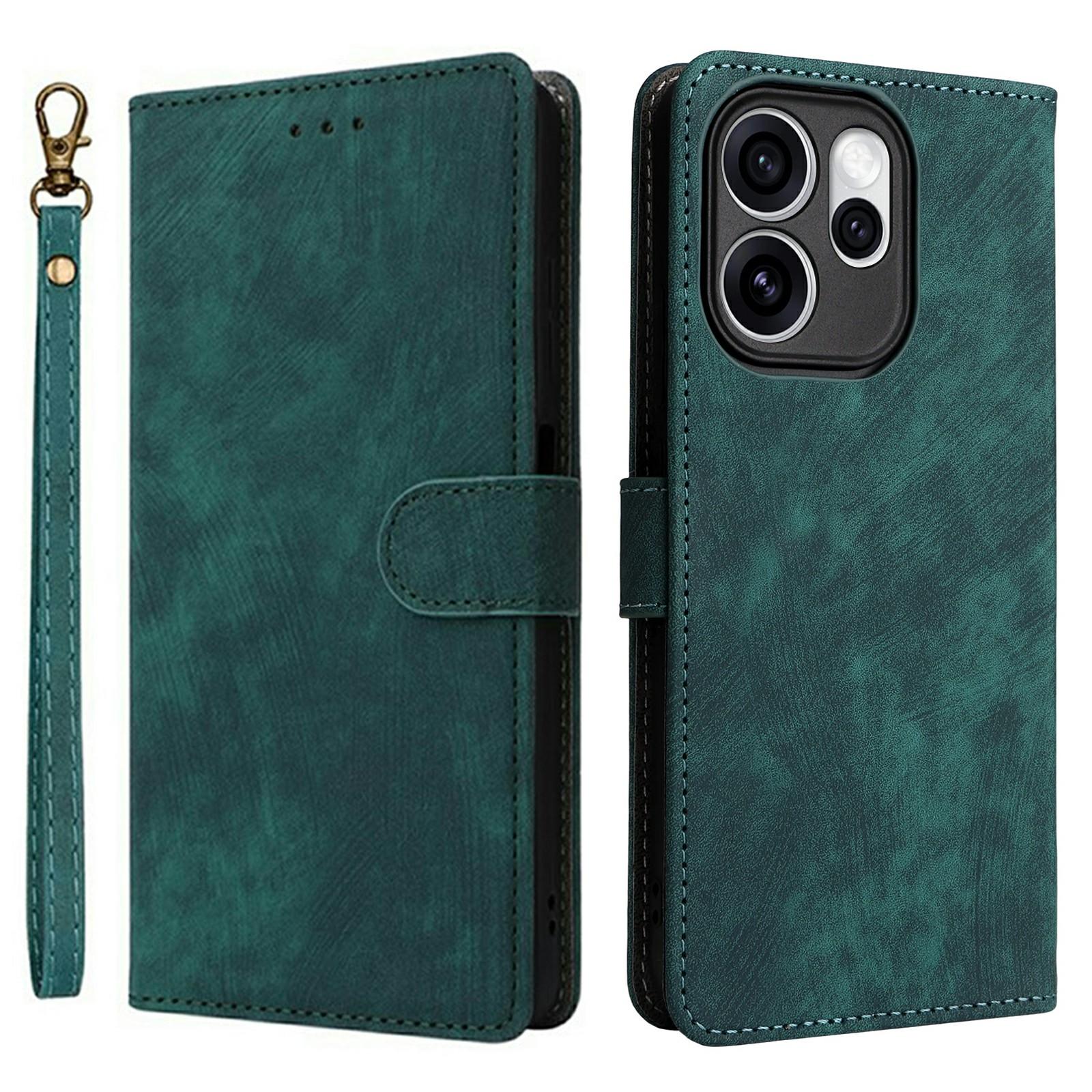 

Phone Case For Oppo Reno15 Pro 5G (Global)/Reno15 5G (China) Wallet RFID Blocking PU Leather Phone Cover Stand with Strap