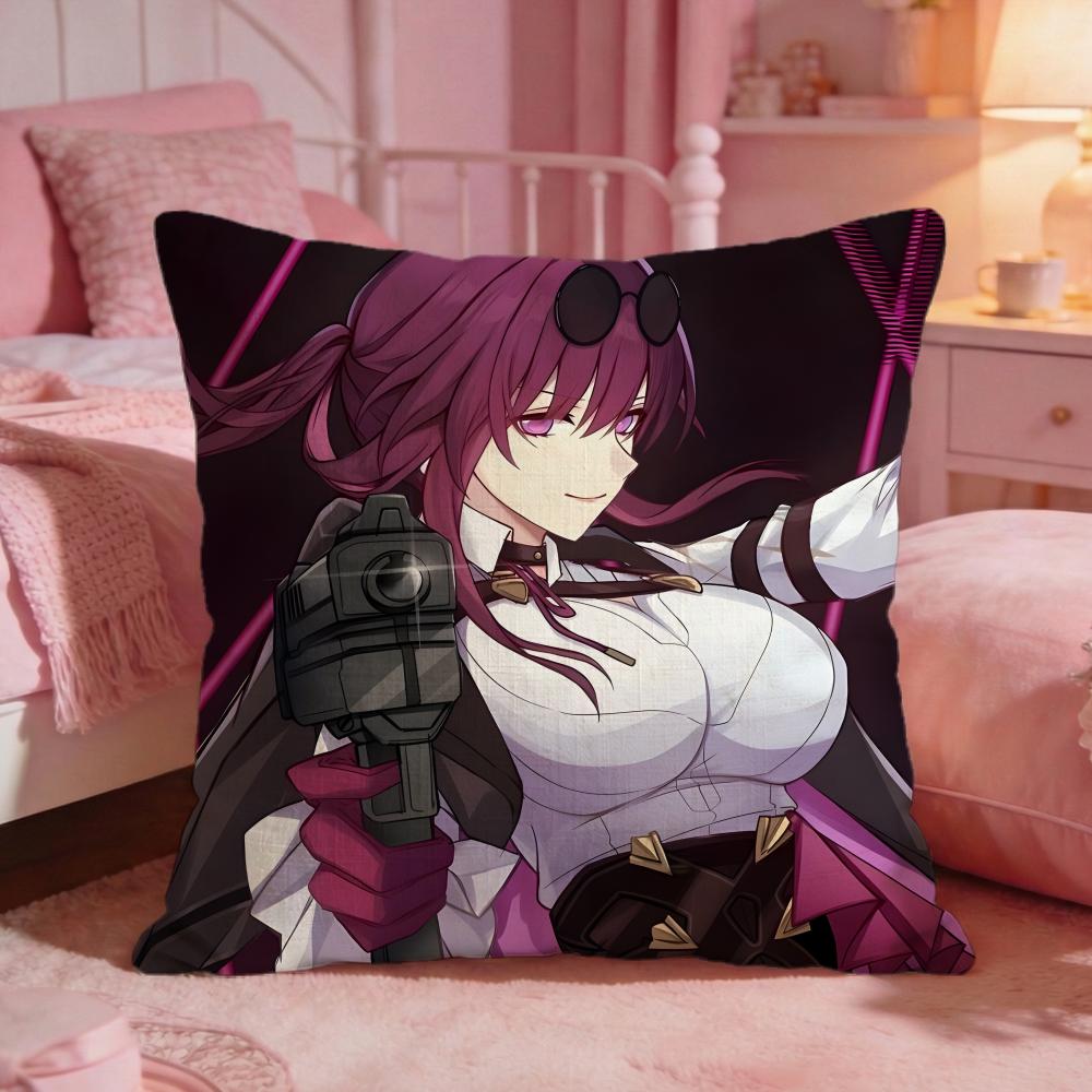 

Game HHonkai Star Rail Cushion Cover Premium Comfort Reversible Pillow Cove Two In One Design For Any Room Car Interior 30X30cm