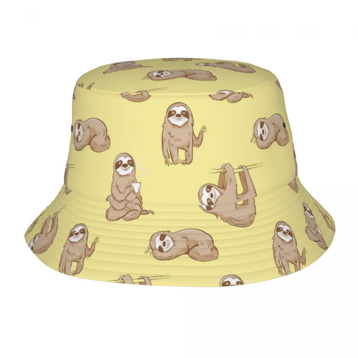 

Девушка Ведро Шляпа Ленивец Узор Горячий Летний Головной Убор Складной Походный Рыболовный Кепка Симпатичный Мультяшный Боб Шляпа Дропшиппинг