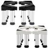 Universal Dishwasher Elevation Base with Mobile Wheels (Available in 8, 10, 14, 15, and 16 Sets)