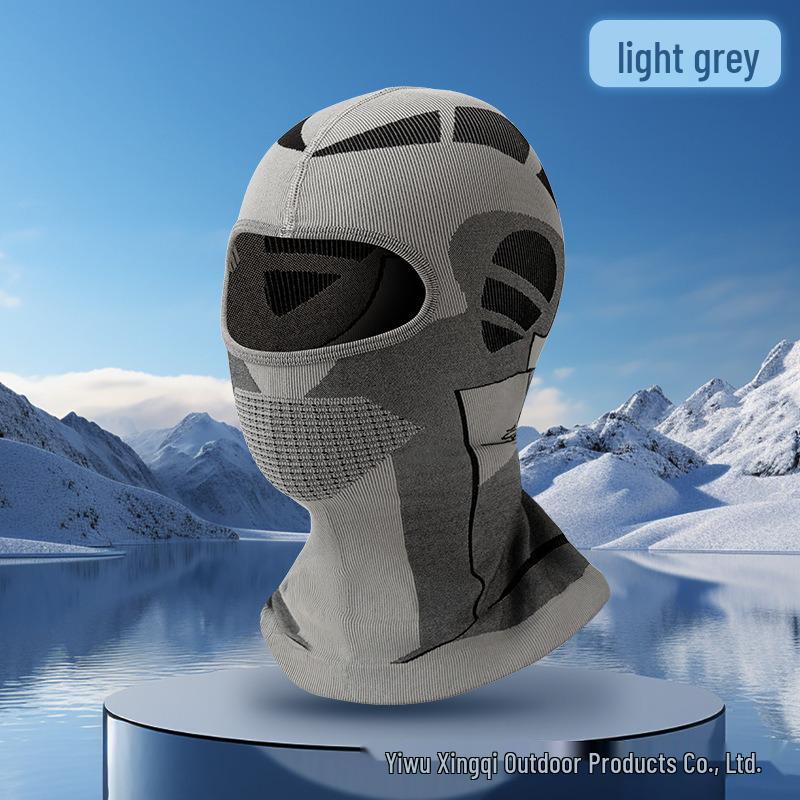Outdoor Skiing & Fishing Dustproof Neck Gaiter: Cold-Protection Knit Style Face Mask for Cycling, Mountaineering, Autumn & Winter