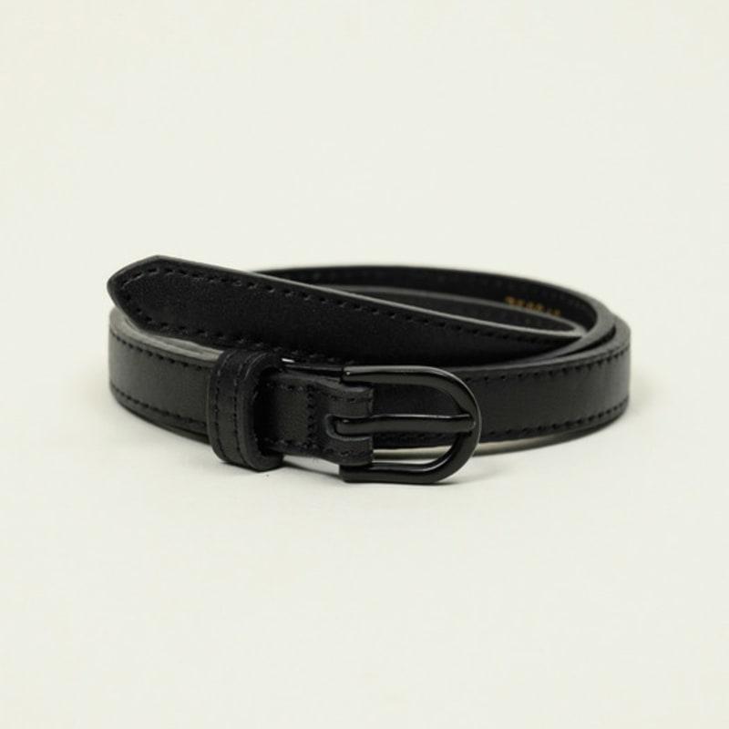 

KINDERSALMON Coated Buckle Belt Black BLACK