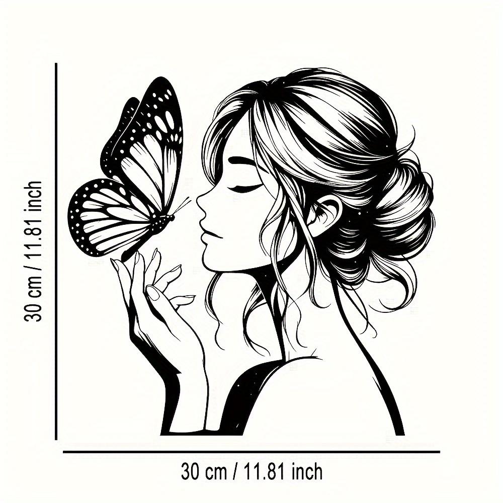 

Metal Wall Sculpture Butterfly Ladybug Iron Art Decor Home Office Gift