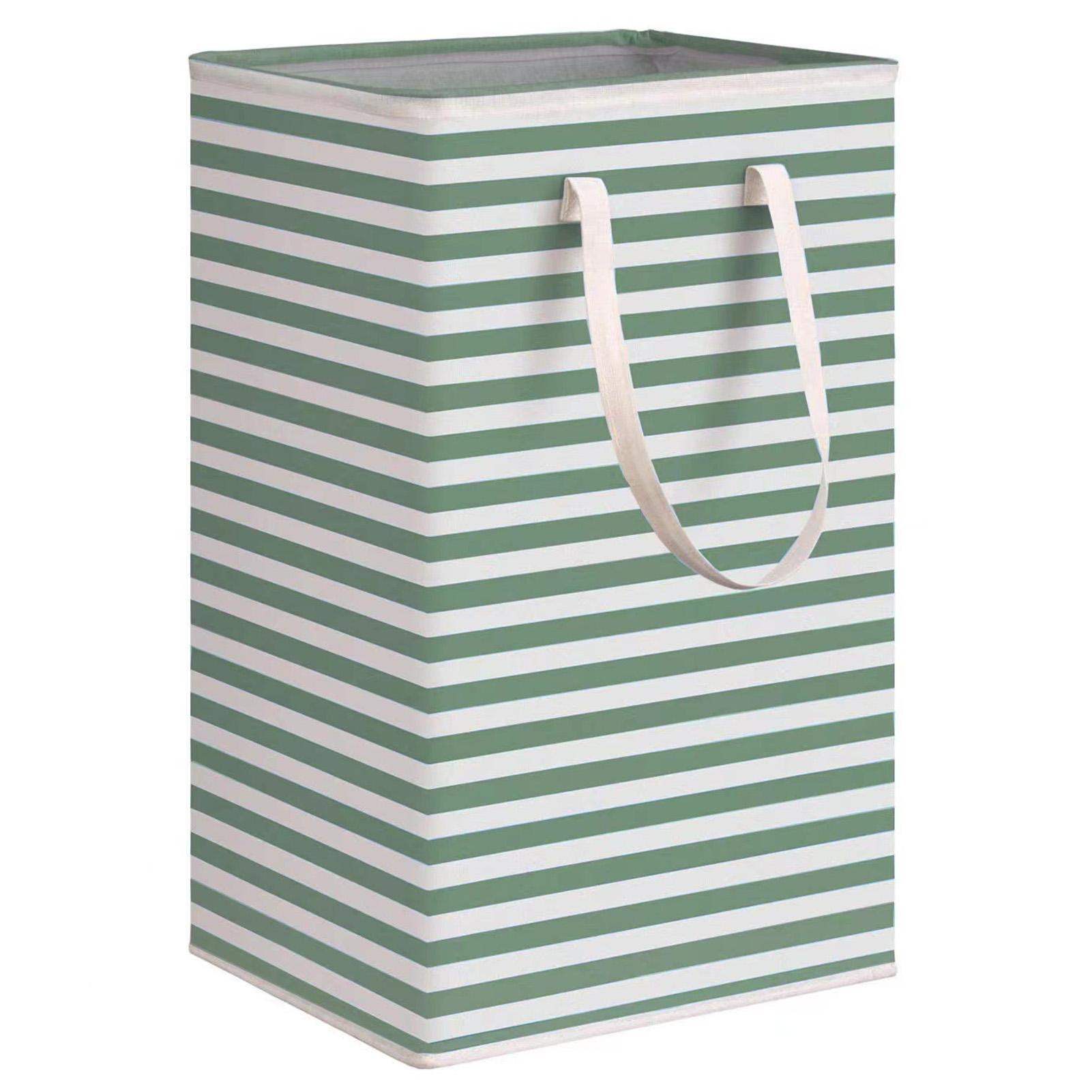 

Корзины для белья Складные полиэтиленовые водонепроницаемые покрытия Емкость 75 л Практичная ручка Легкий портативный Ха Green