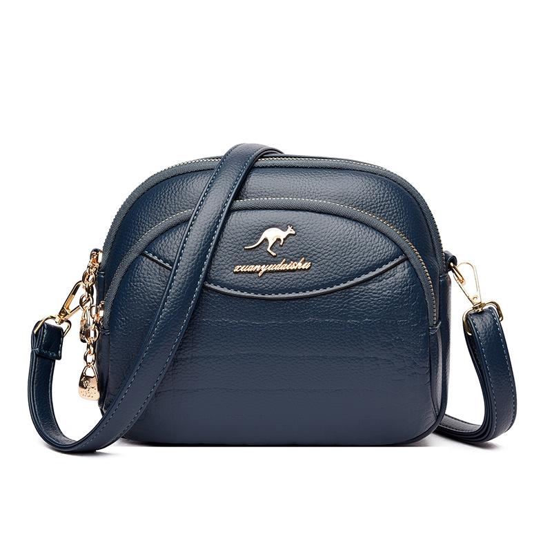 Multi-layered Women's Bags - Versatile and Fashionable Single-shoulder Crossbody Mom's Small Round Bag