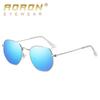 AORON Polarized Men Sunglasses Classic Pilot Driving Sun Glasses Metal Frame Mirror Lens Sunglasses Gifts
