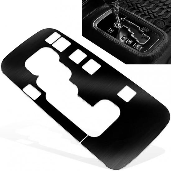 Trim Gear Frame Cover Gear Shift Box Cover for Jeep Wrangler 2012-2018 JK JKU Sport Sahara Freedom Rubicon Unlimited Gear Shift Panel Cover Trim