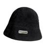 Rabbit fur hat women's winter versatile bucket hat shows a small washbasin hat thickened plush warm knitted cold hat