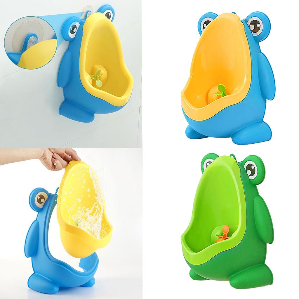 Cute Frog Little Boys Pee Toilet Children Training Potty Urinal Portable