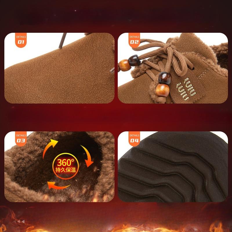 New Versatile Cotton Shoes, Fleece and Thickened Snow Boots, Fashionable Shoes and Women's Shoes