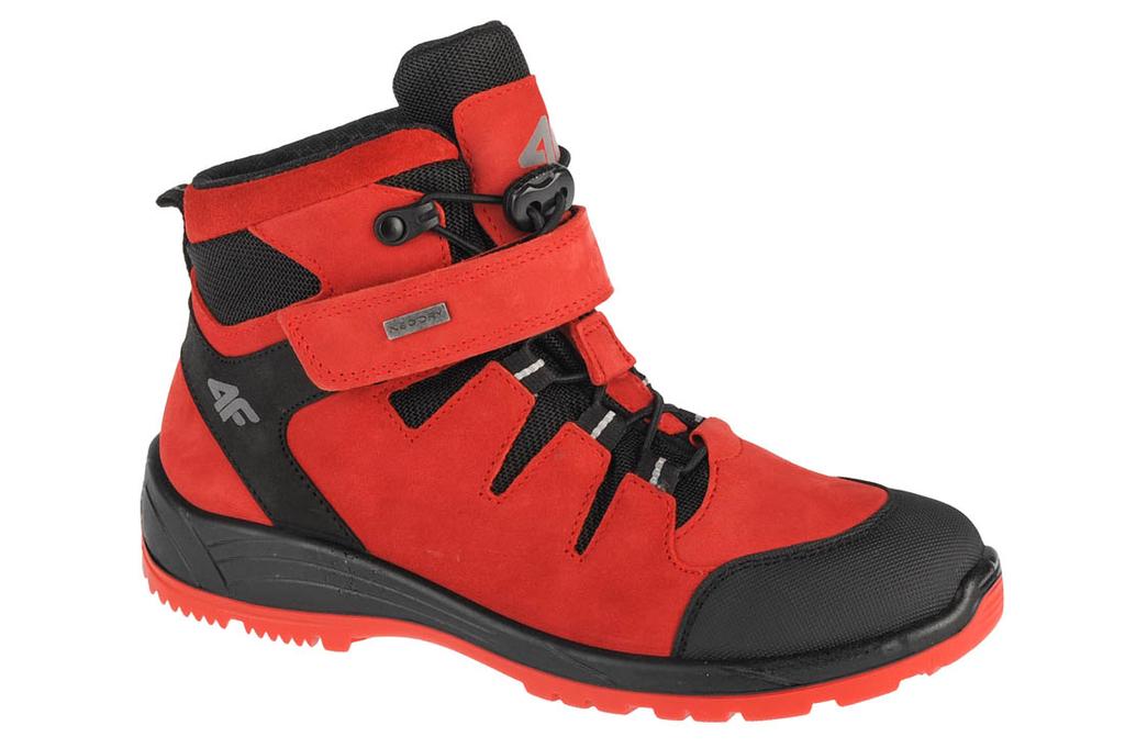 4F Junior Trek, for Boy Red Trekking Shoes