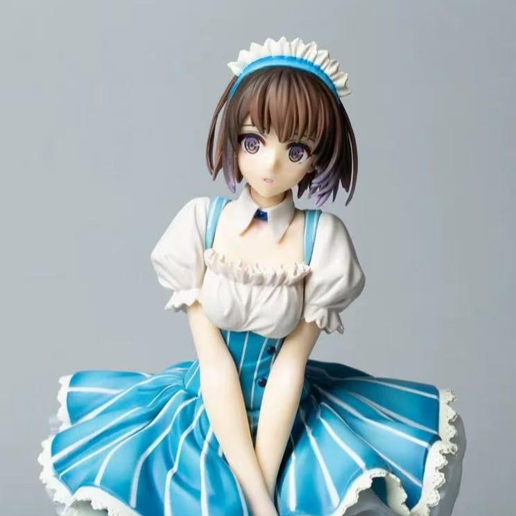 Katou Megumi Maid Figurine Pvc Anime Model Collectors Edition For Fans