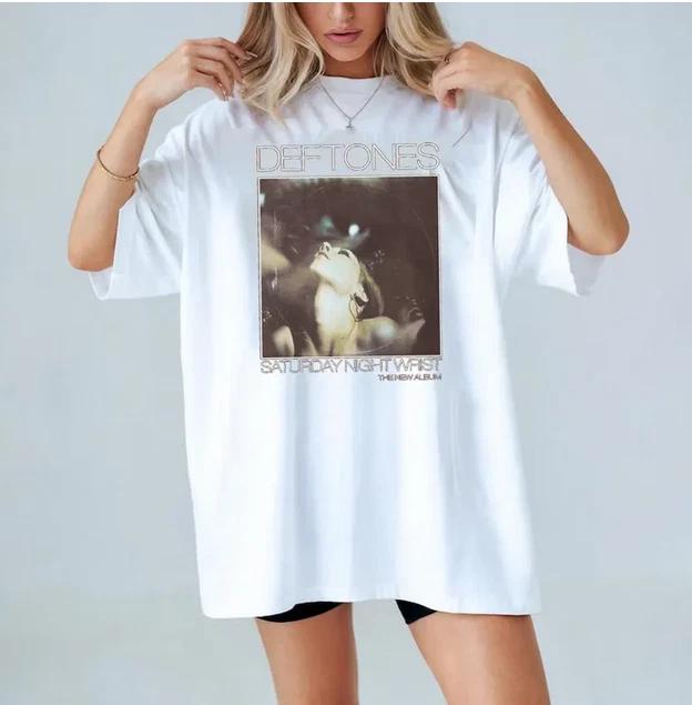 

Deftones Saturday Night Wrist Graphic T-Shirt - Rock Band Album Cover Tee 3XL
