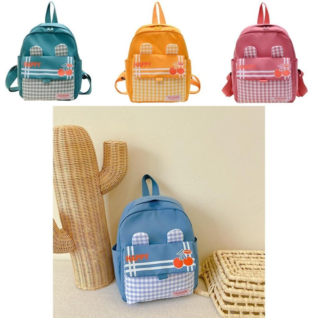 High-capacity Breathable School Backpack For Young Kids In Stylish Macaron Colors