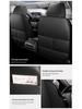 Universal Four-Season Car Seat Cushion Set – Five-Piece Linen & Ice Silk Full Coverage