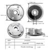 VVT Timing Gear Set 55284366 Camshaft Phase Adjusters Sprocket For Fiat 1.8L Engine-A65M
