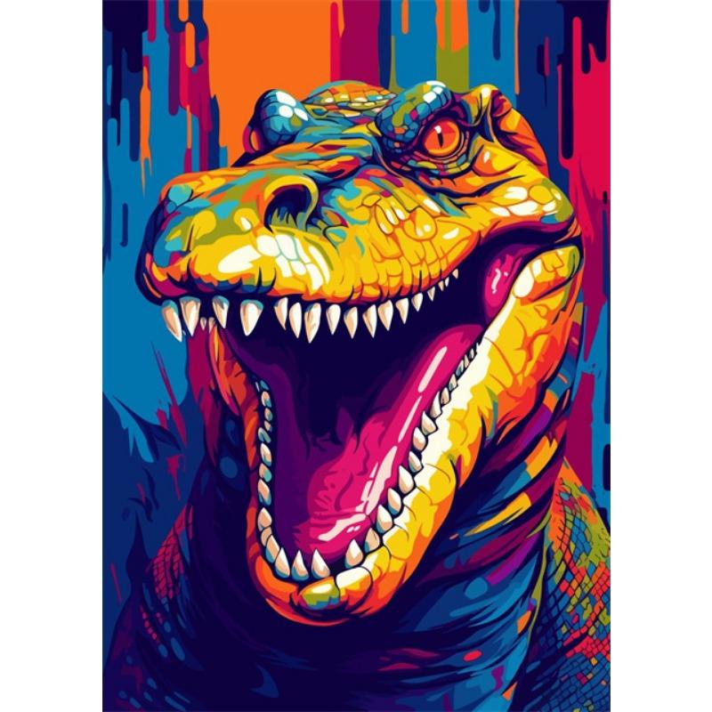 Abstrakt Bunte Wildtiere Leinwandmalerei Oktopus Katze Affe Löwe Graffiti Pop Art Poiters Wandkunst Wandbild für Heimdekoration