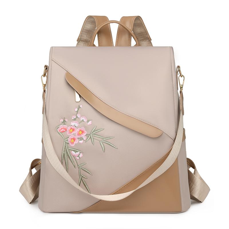 

Рюкзак женский контрастного цвета, рюкзак для поездок на работу, рюкзак большой вместимости, многофункциональная сумка через плечо хаки