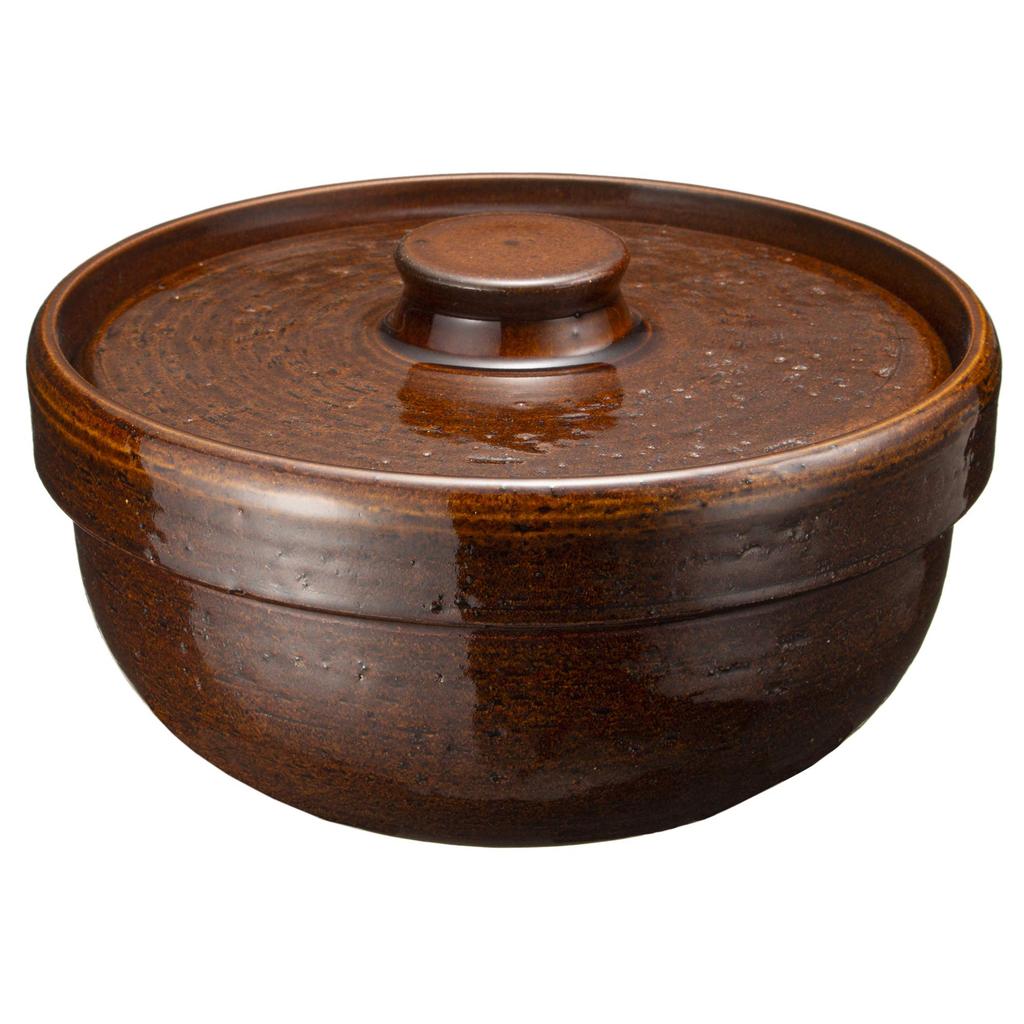 Haseen Roasting Clay Pot Direct Flame Can be Used for Dry Cooking (2-3 servings) Compatible, NCK-87