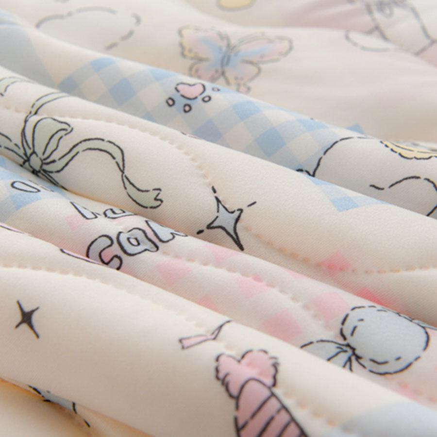 Summer Quilted Quilt, New Floral Single And Double Person Soft, Skin-Friendly, Breathable And Comfortable Air Conditioning Quilt