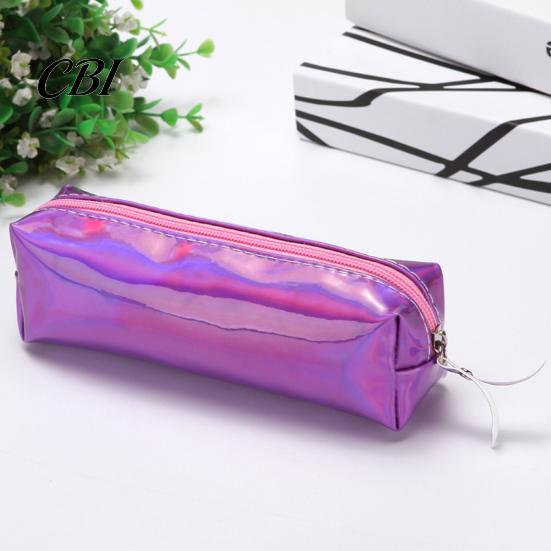 Anti-fouling Pencil Bag Gradient Color Case, Cute Cylindrical Pen Pouch for Case Girls, Waterproof Stationery Students School Supplies