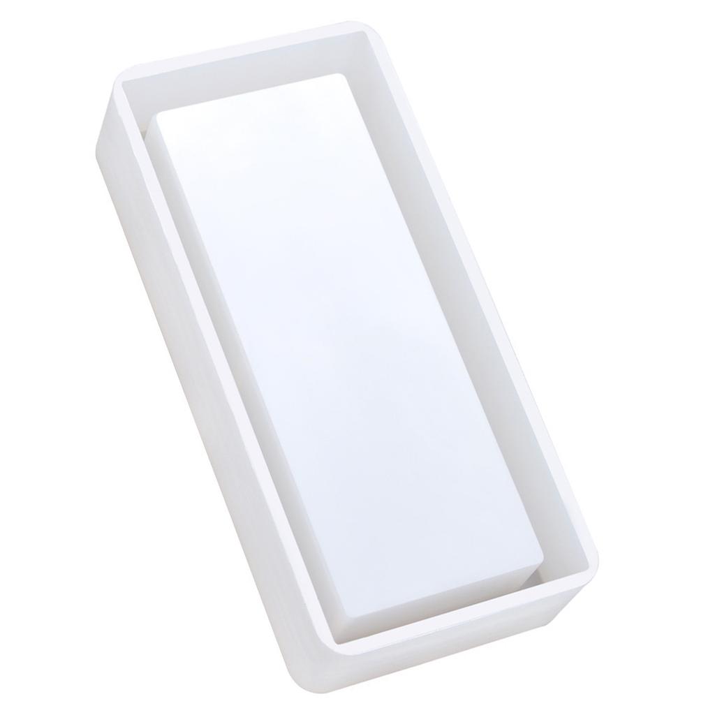 Storage Box Resins Mold Rectangular Shape Organizers Box Mold Case Epoxy Resins for Craft Making Jewelry Pencil Organizers