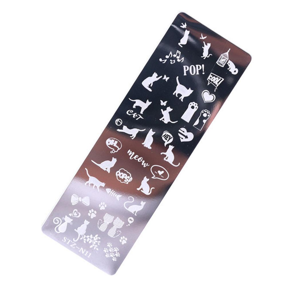 Nail Stamp Plate Nail Art Templates Animal Flower Nail Art Plates for DIY Nail Art Decorations Nails Art Stamping Plates