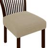 Jacquard Chair Seat Cover Elastic Chair Slipcovers for Home Banquet Dining Room Solid Color Removable Washable Chair Covers