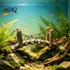 Non-Toxic Fish Accessories Aquarium Bridge Ornament Arch Miniature Tank Decor DIY Garden Mini Model for Terrarium Fairy Aquatic Life Safe Ornament