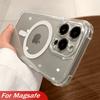 Original For Magsafe Wireless Charge Magnetic Case for iPhone 16 15 14 Plus   11 Pro X XR XS Max Clear Acrylic Hard Cover